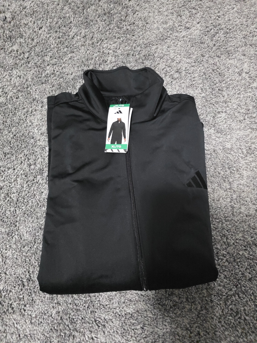 adidas Black Performance Full-Zip Jacket